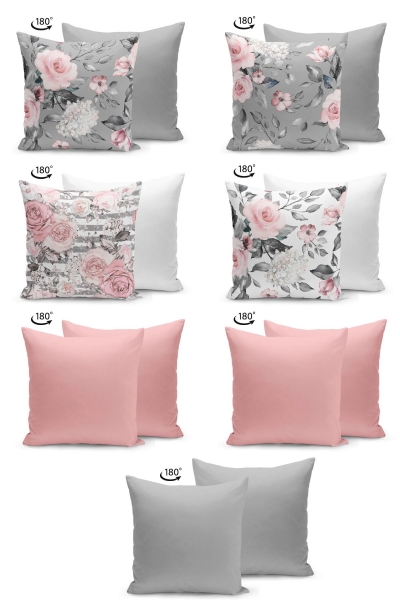 Pillowcases - Set of 7 - Rose